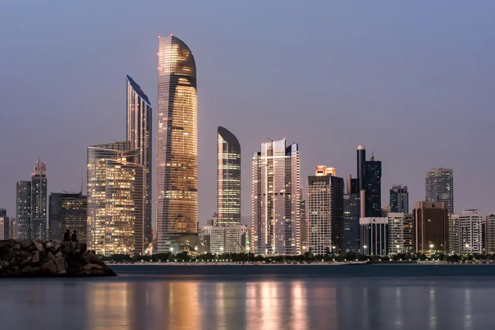 city skyline abu dhabi